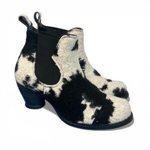 Fluevog x Anna Sui Bobbie Cow Chelsea Boot